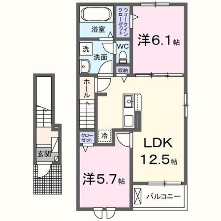 カミーノクラントーノ　ウーノの物件間取画像